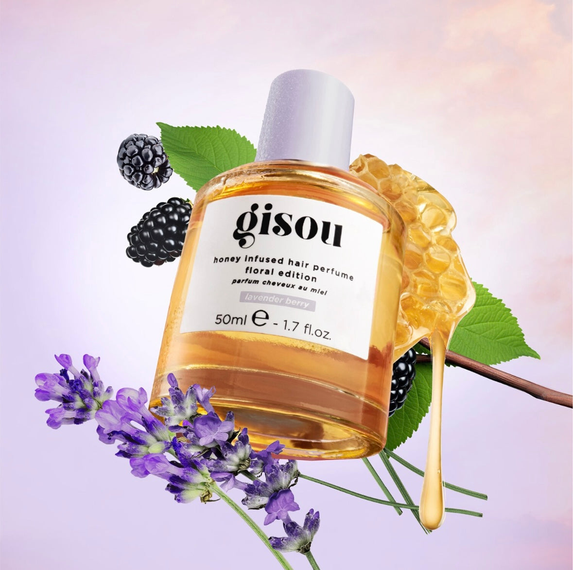 Honey Infused Hair Perfume Lavender Berry