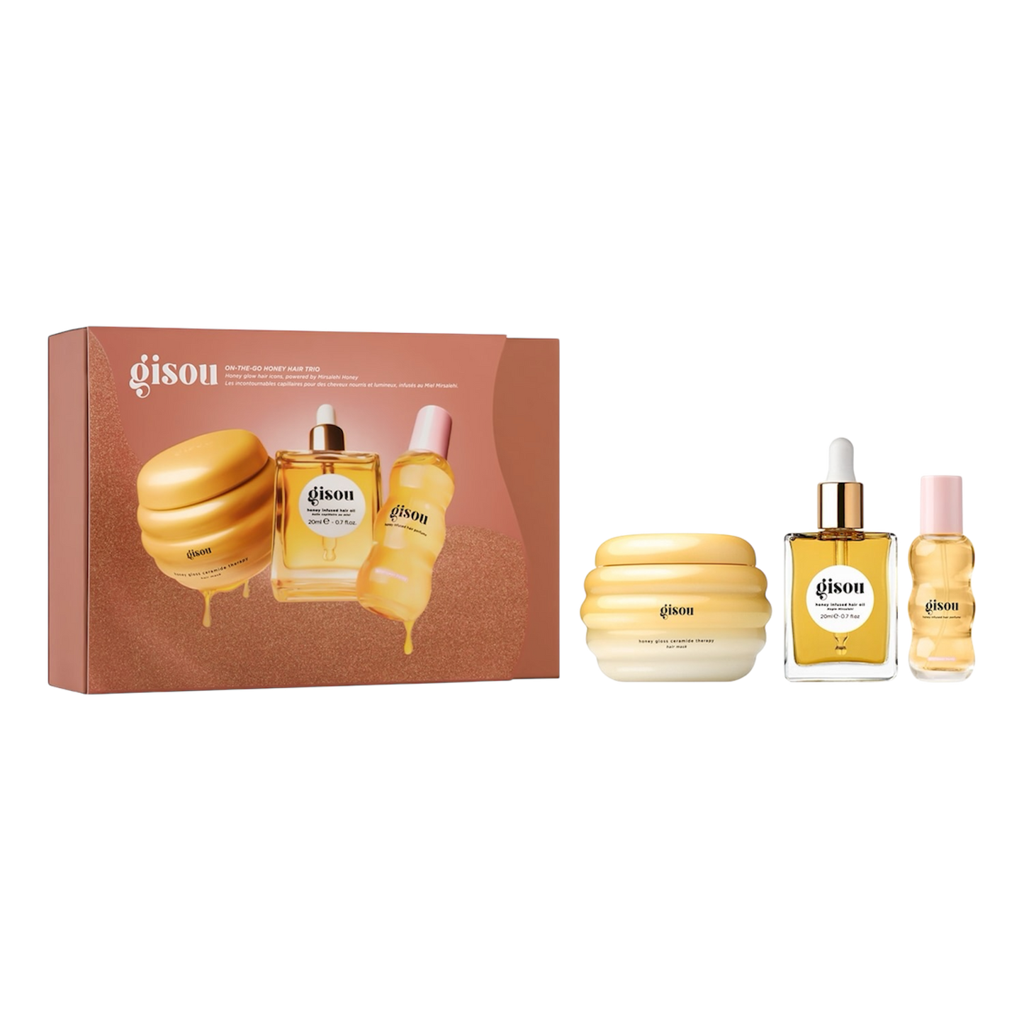 On-The-Go Honey Hair Trio