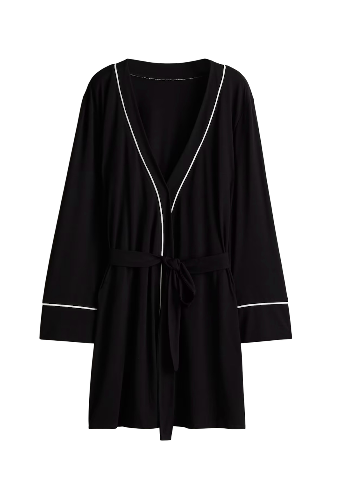 Piping Detail Dressing Gown