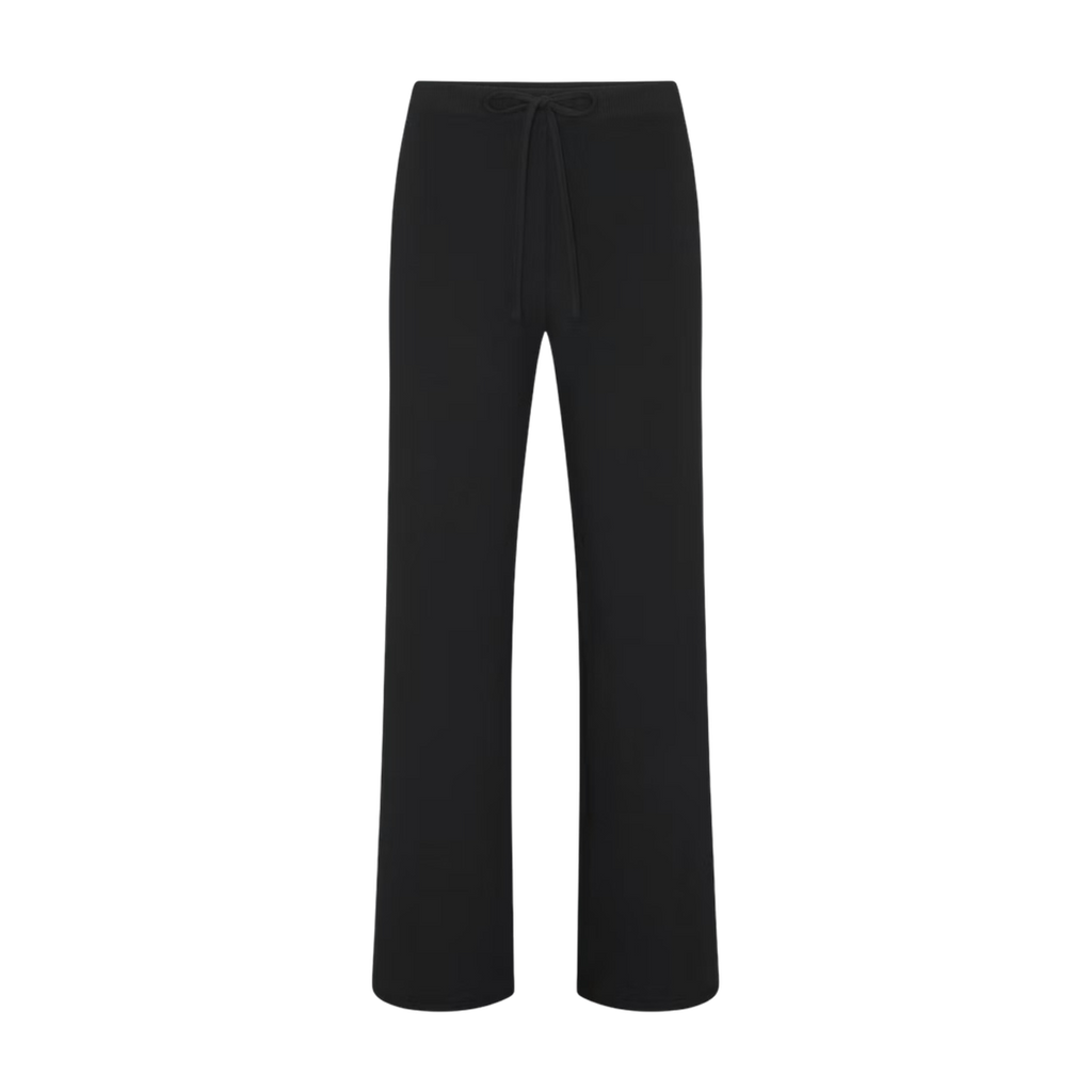Cotton Jersey Straight Leg Pant