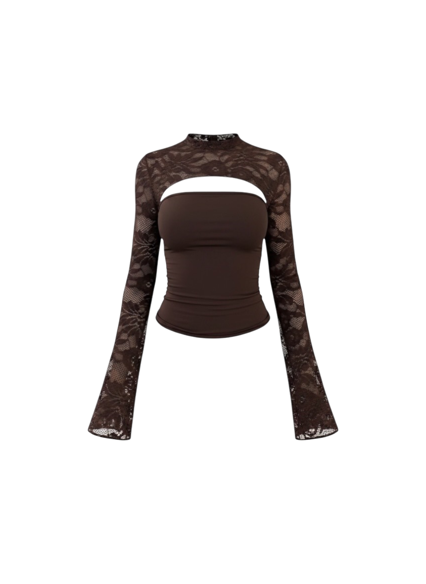 Lara Lace Top Long Sleeve