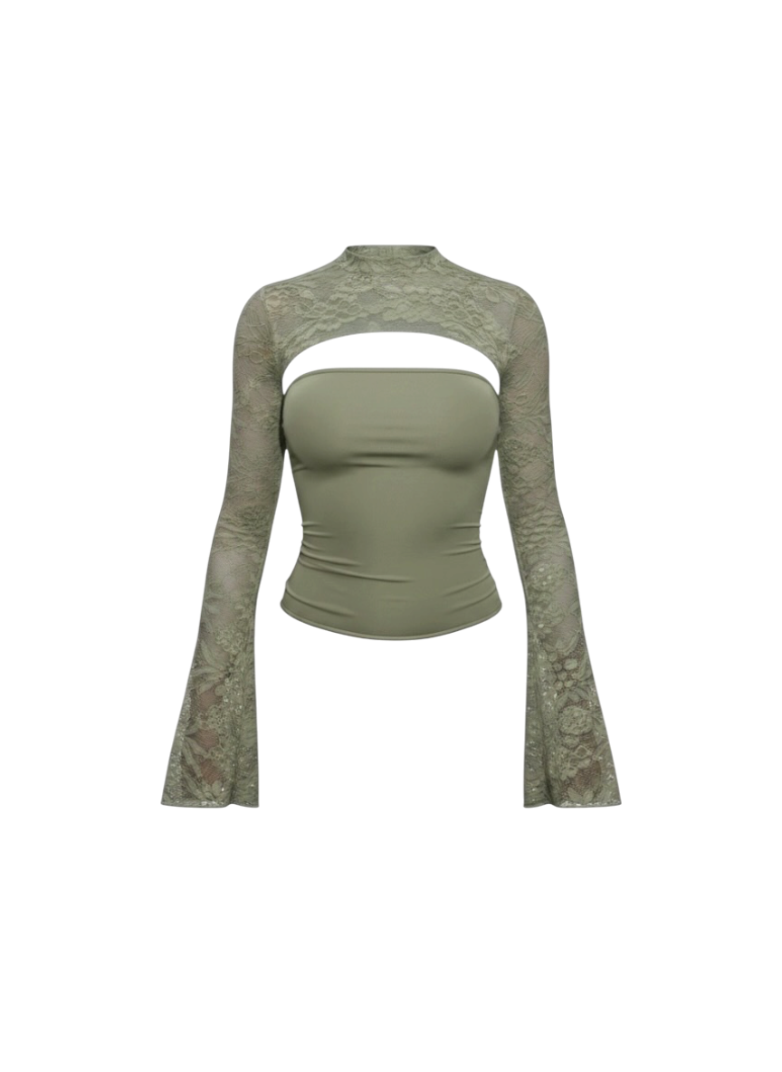 Lara Lace Top Long Sleeve