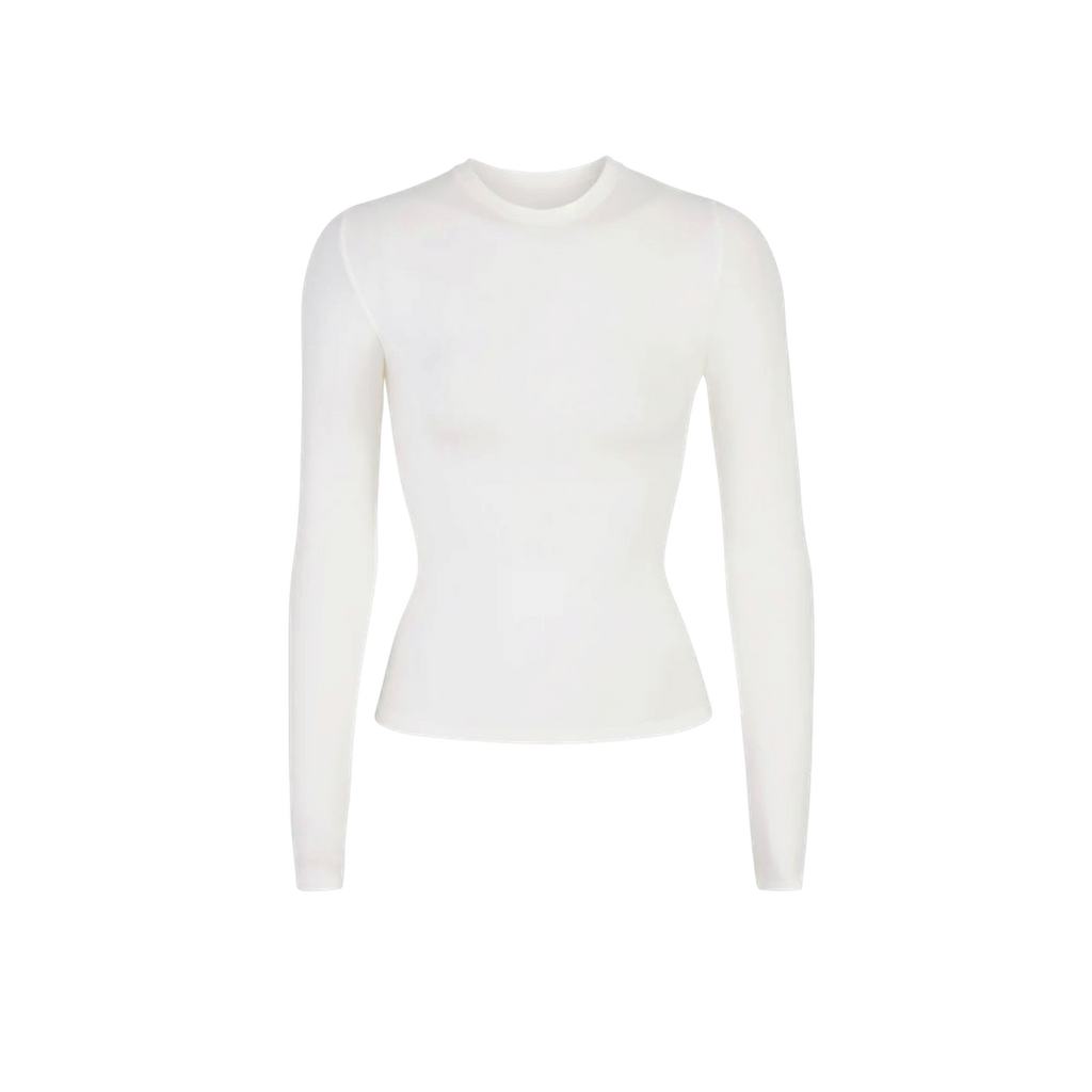 Cotton Jersey Long Sleeve T-Shirt